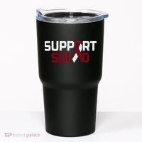 Support Squad Throat Oral Head & Neck Cancer Awareness Tumbler thumb 0