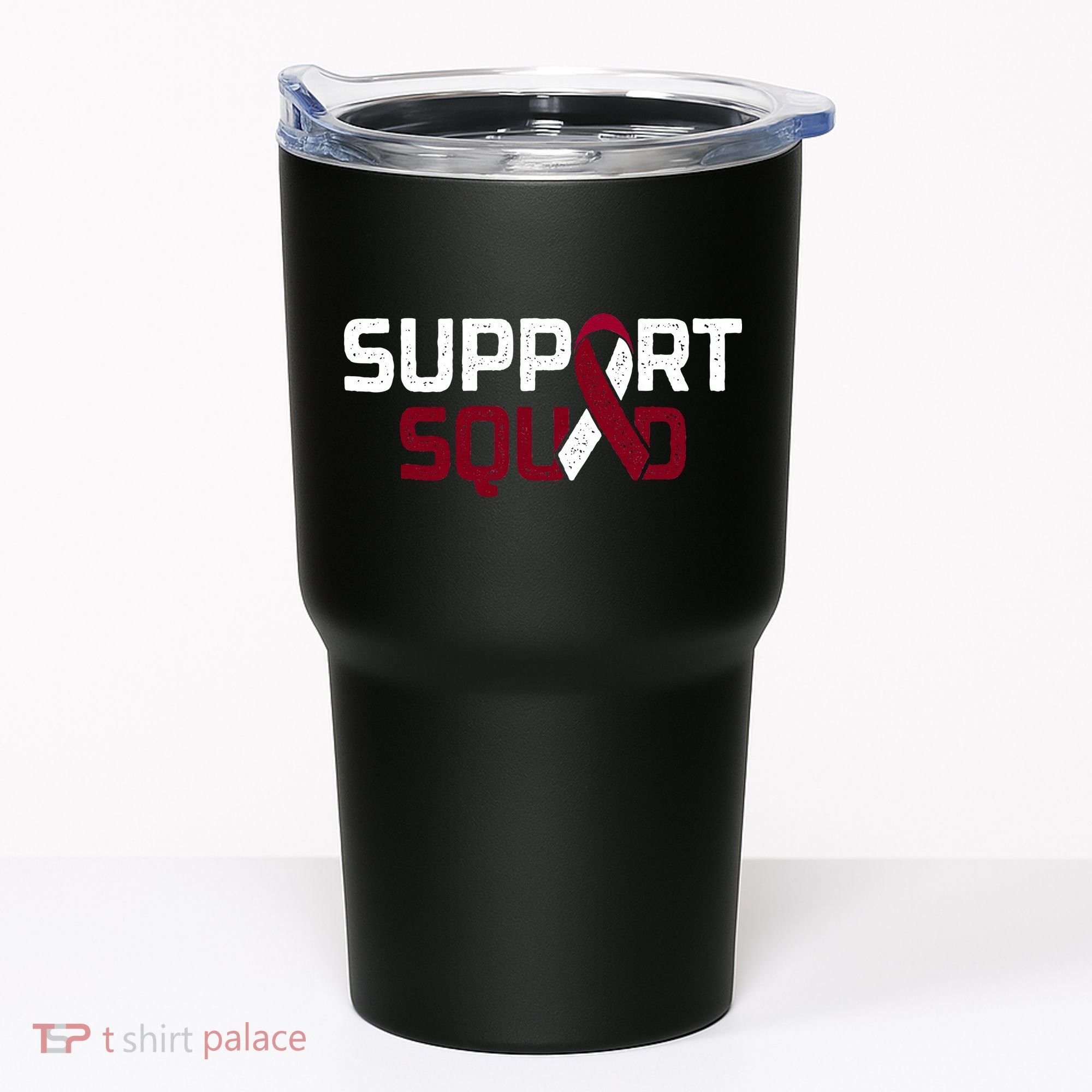 Support Squad Throat Oral Head & Neck Cancer Awareness Tumbler