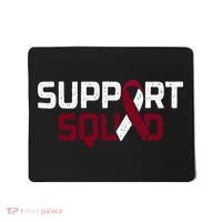 Support Squad Throat Oral Head & Neck Cancer Awareness Mousepad thumb 0