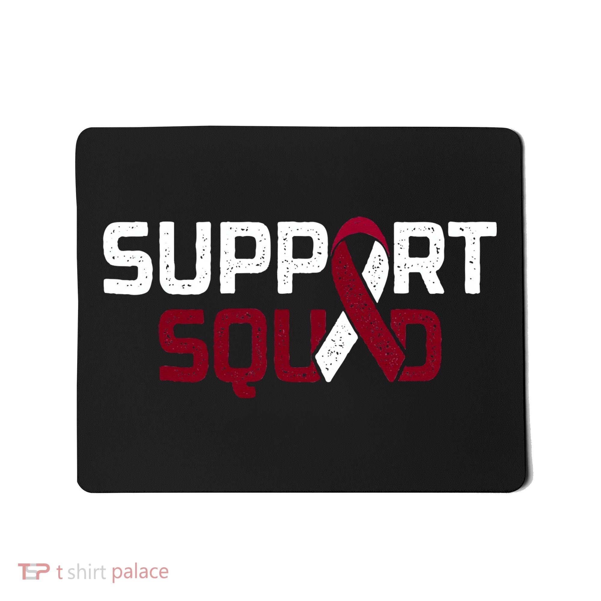 Support Squad Throat Oral Head & Neck Cancer Awareness Mousepad