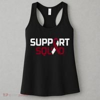 Support Squad Throat Oral Head & Neck Cancer Awareness Women's Tank Top thumb 3