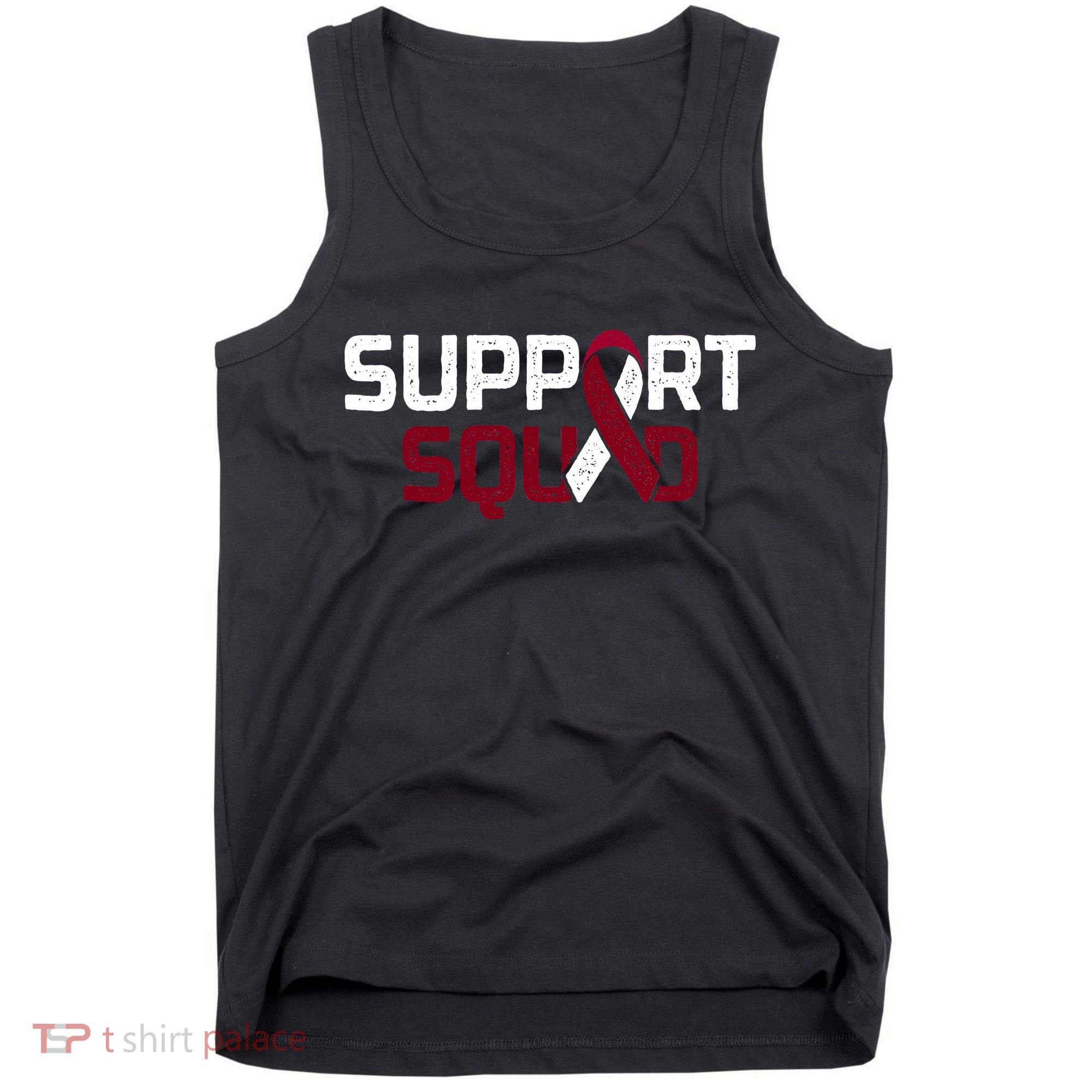 Support Squad Throat Oral Head & Neck Cancer Awareness Tank Top