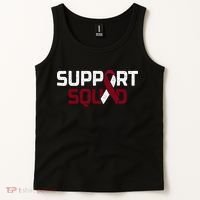 Support Squad Throat Oral Head & Neck Cancer Awareness Tank Top thumb 2