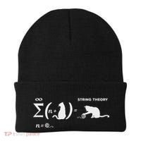 SchröDingers String Theory Cat Physics Quantum Mechanism Beanie thumb 0