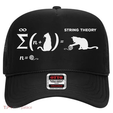 SchröDingers String Theory Cat Physics Quantum Mechanism Hat