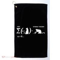 SchröDingers String Theory Cat Physics Quantum Mechanism Golf Towel thumb 0