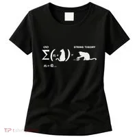 SchröDingers String Theory Cat Physics Quantum Mechanism Women's T-Shirt thumb 0