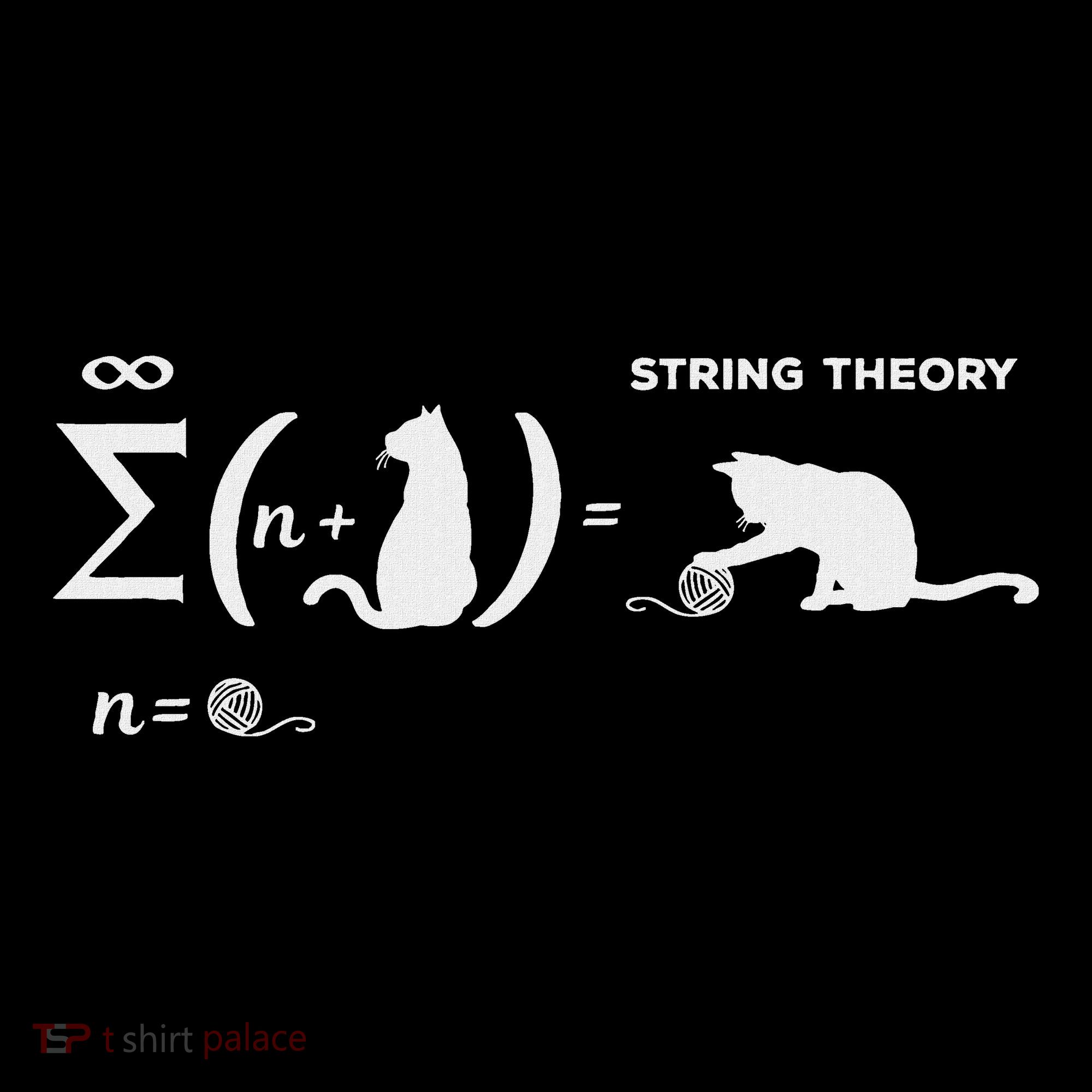 SchröDingers String Theory Cat Physics Quantum Mechanism Women's T-Shirt