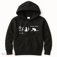 SchröDingers String Theory Cat Physics Quantum Mechanism Kids Hoodie thumb 0