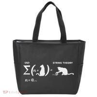 SchröDingers String Theory Cat Physics Quantum Mechanism Tote Bag thumb 0