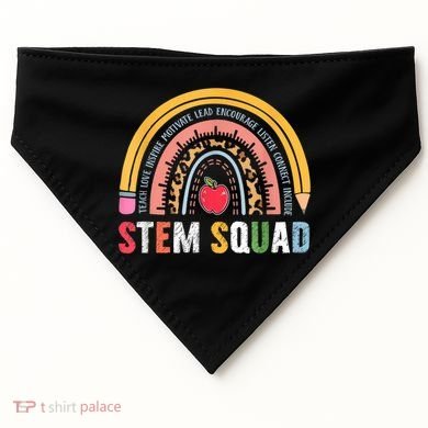 Steminist STEM Teacher Science Technology Engineering Math USA-Made Doggie Bandana
