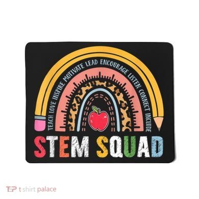 Steminist STEM Teacher Science Technology Engineering Math Mousepad