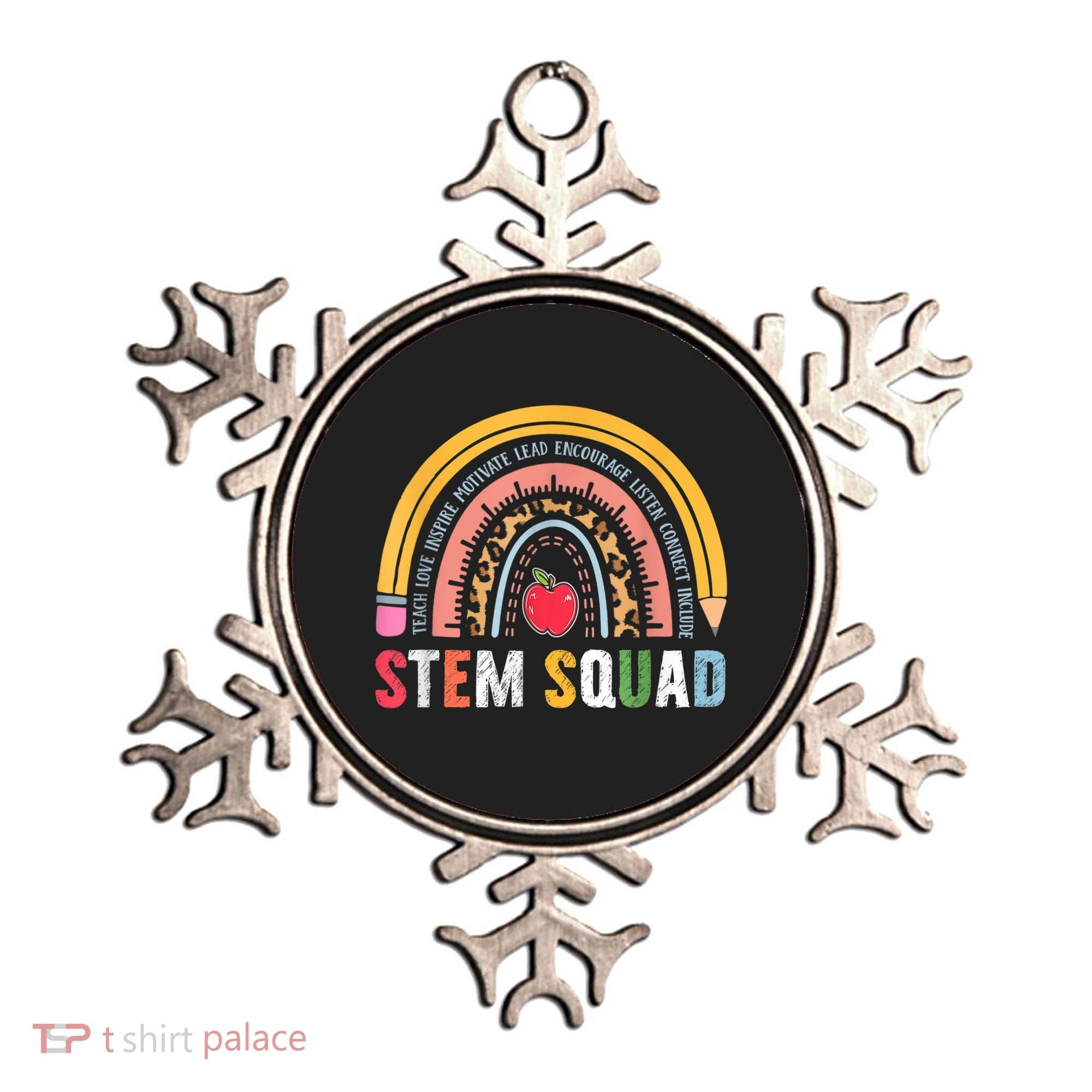 Steminist STEM Teacher Science Technology Engineering Math Ornament