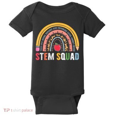 Steminist STEM Teacher Science Technology Engineering Math Baby Bodysuit