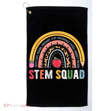 Steminist STEM Teacher Science Technology Engineering Math Golf Towel