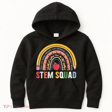 Steminist STEM Teacher Science Technology Engineering Math Kids Hoodie