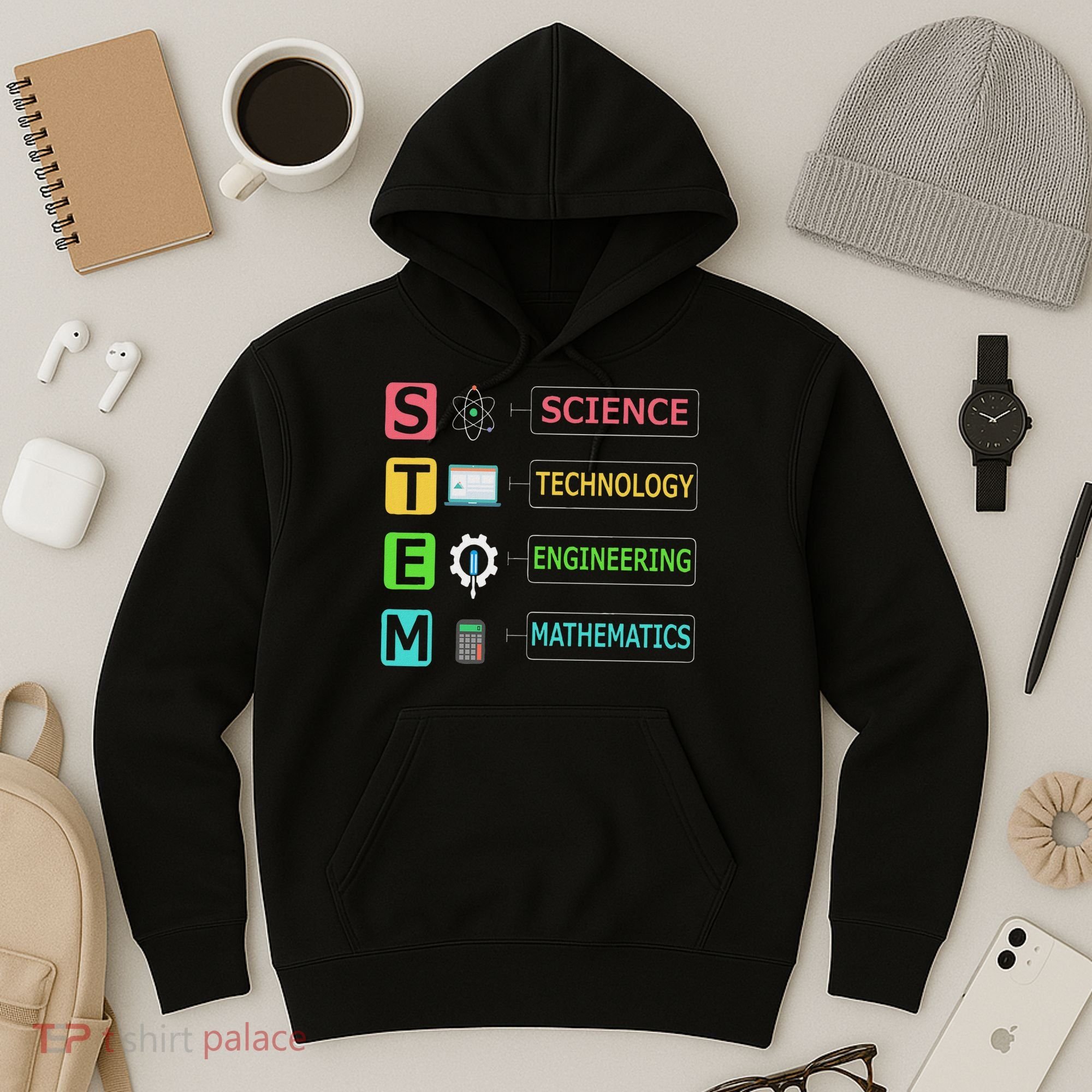 Stem Science Technology Engineering Math Teacher Gift Hoodie
