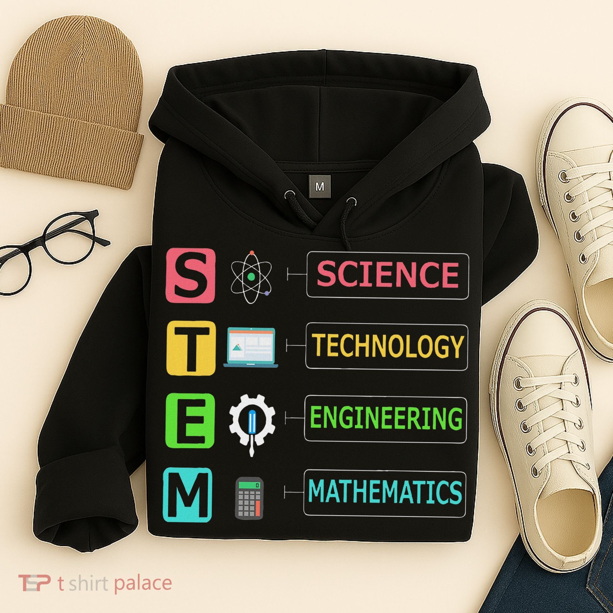 Stem Science Technology Engineering Math Teacher Gift Hoodie