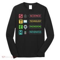 Stem Science Technology Engineering Math Teacher Gift Long Sleeve Shirt thumb 0