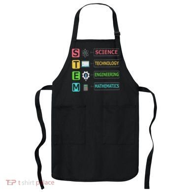 Stem Science Technology Engineering Math Teacher Gift Apron