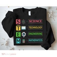 Stem Science Technology Engineering Math Teacher Gift Sweatshirt thumb 2