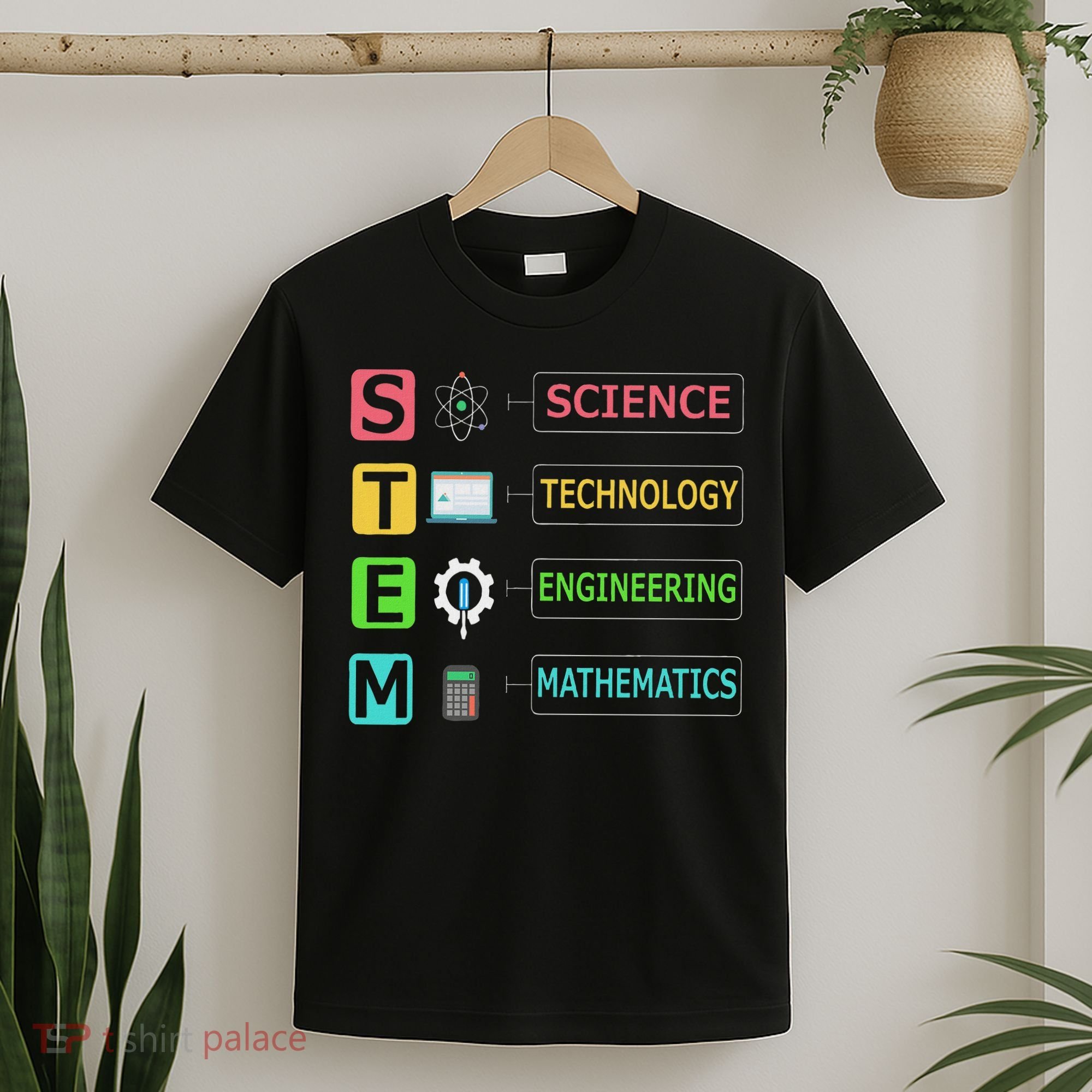 Stem Science Technology Engineering Math Teacher Gift T-Shirt