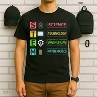 Stem Science Technology Engineering Math Teacher Gift T-Shirt thumb 6