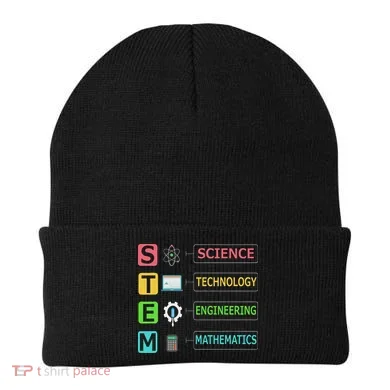 Stem Science Technology Engineering Math Teacher Gift Beanie