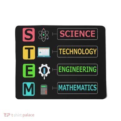Stem Science Technology Engineering Math Teacher Gift Mousepad