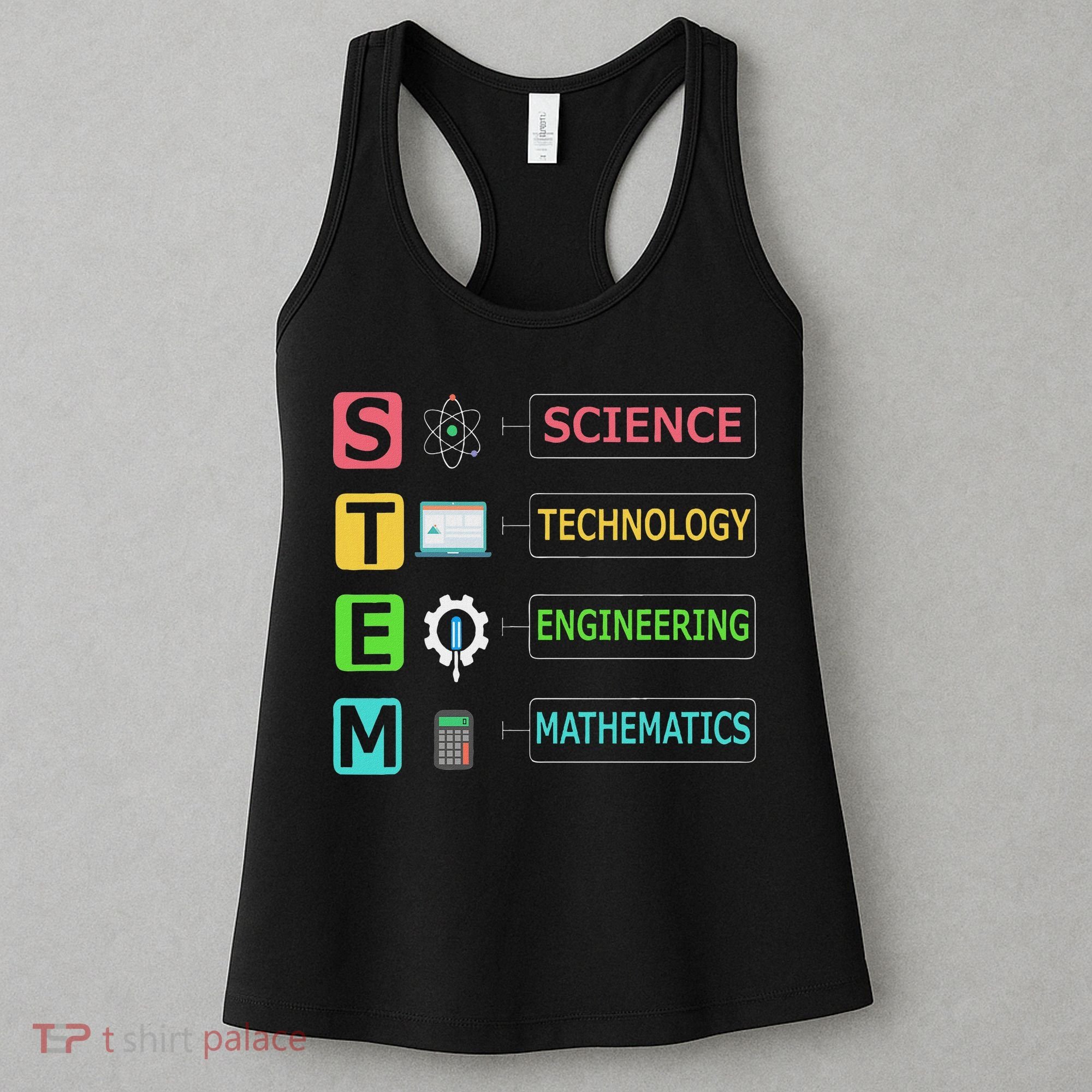 Stem Science Technology Engineering Math Teacher Gift Women's Tank Top