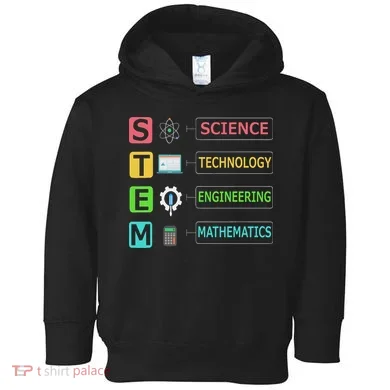 Stem Science Technology Engineering Math Teacher Gift Toddler Hoodie