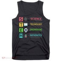 Stem Science Technology Engineering Math Teacher Gift Tank Top thumb 0