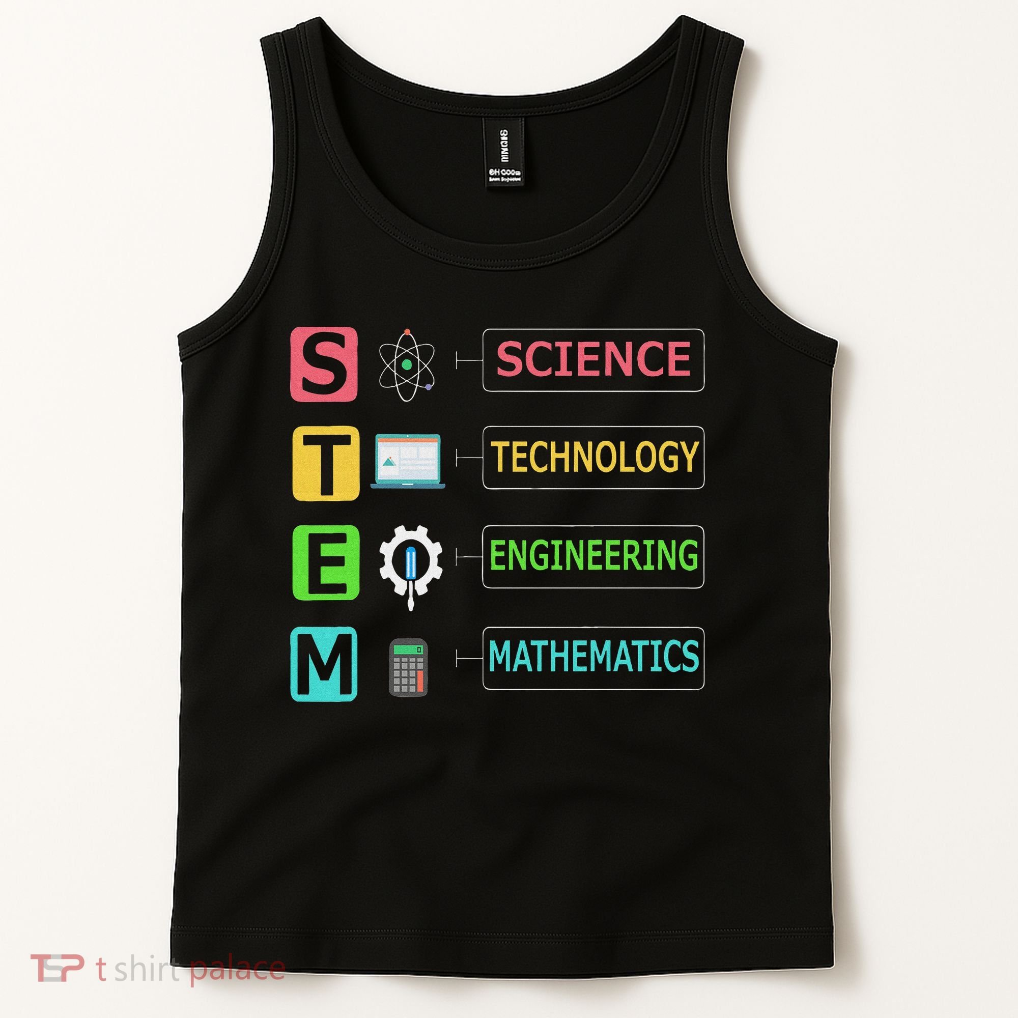 Stem Science Technology Engineering Math Teacher Gift Tank Top
