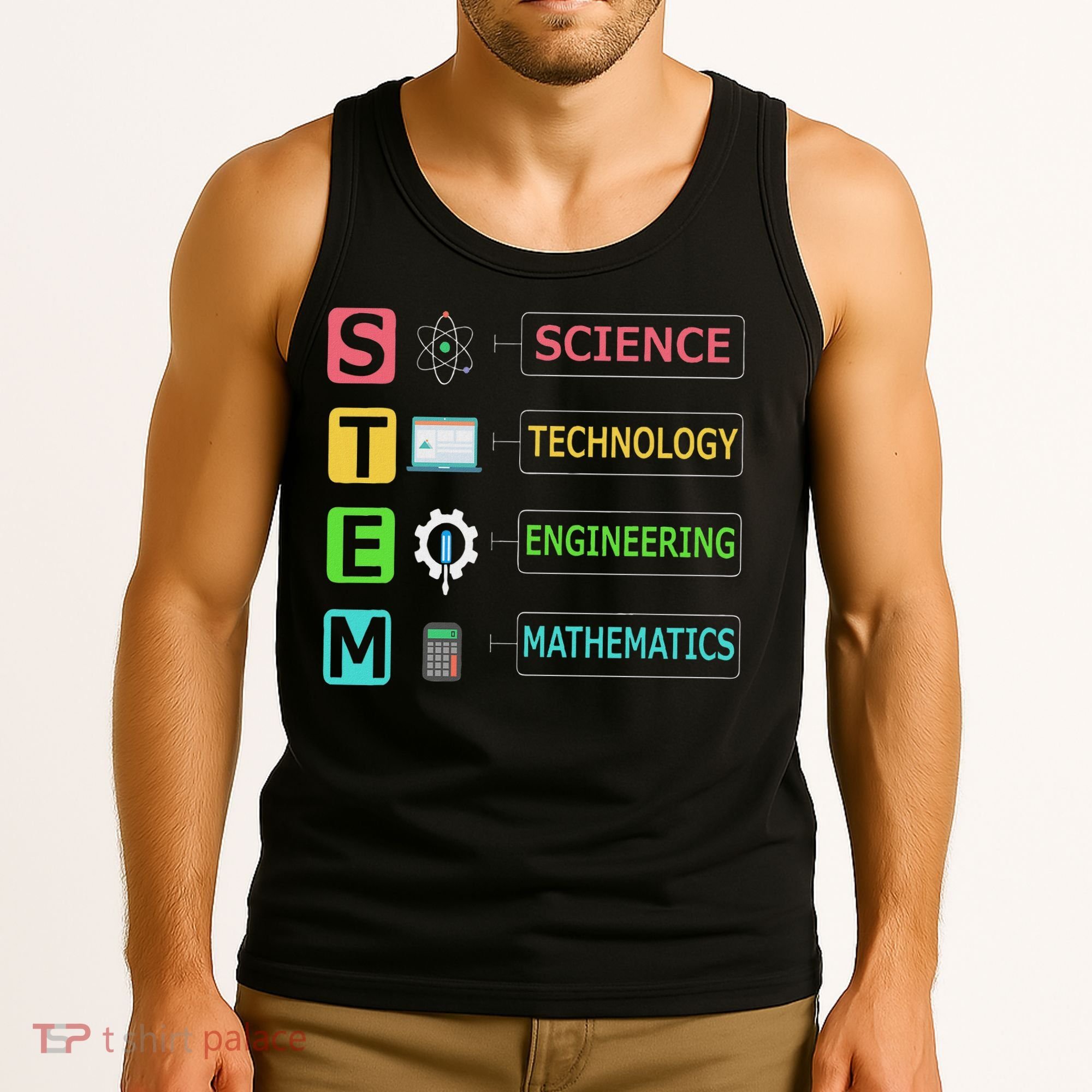 Stem Science Technology Engineering Math Teacher Gift Tank Top