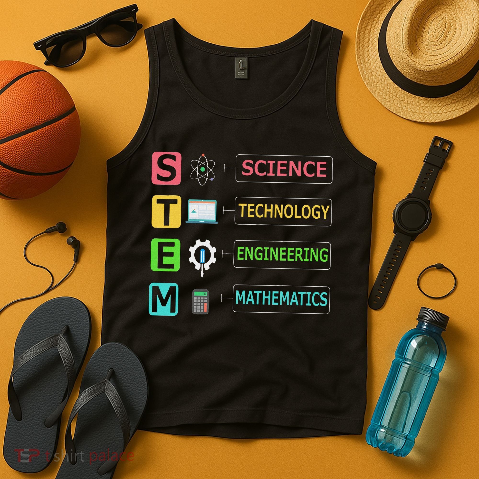 Stem Science Technology Engineering Math Teacher Gift Tank Top