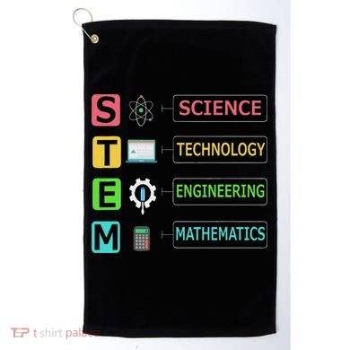 Stem Science Technology Engineering Math Teacher Gift Golf Towel