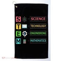 Stem Science Technology Engineering Math Teacher Gift Golf Towel thumb 0