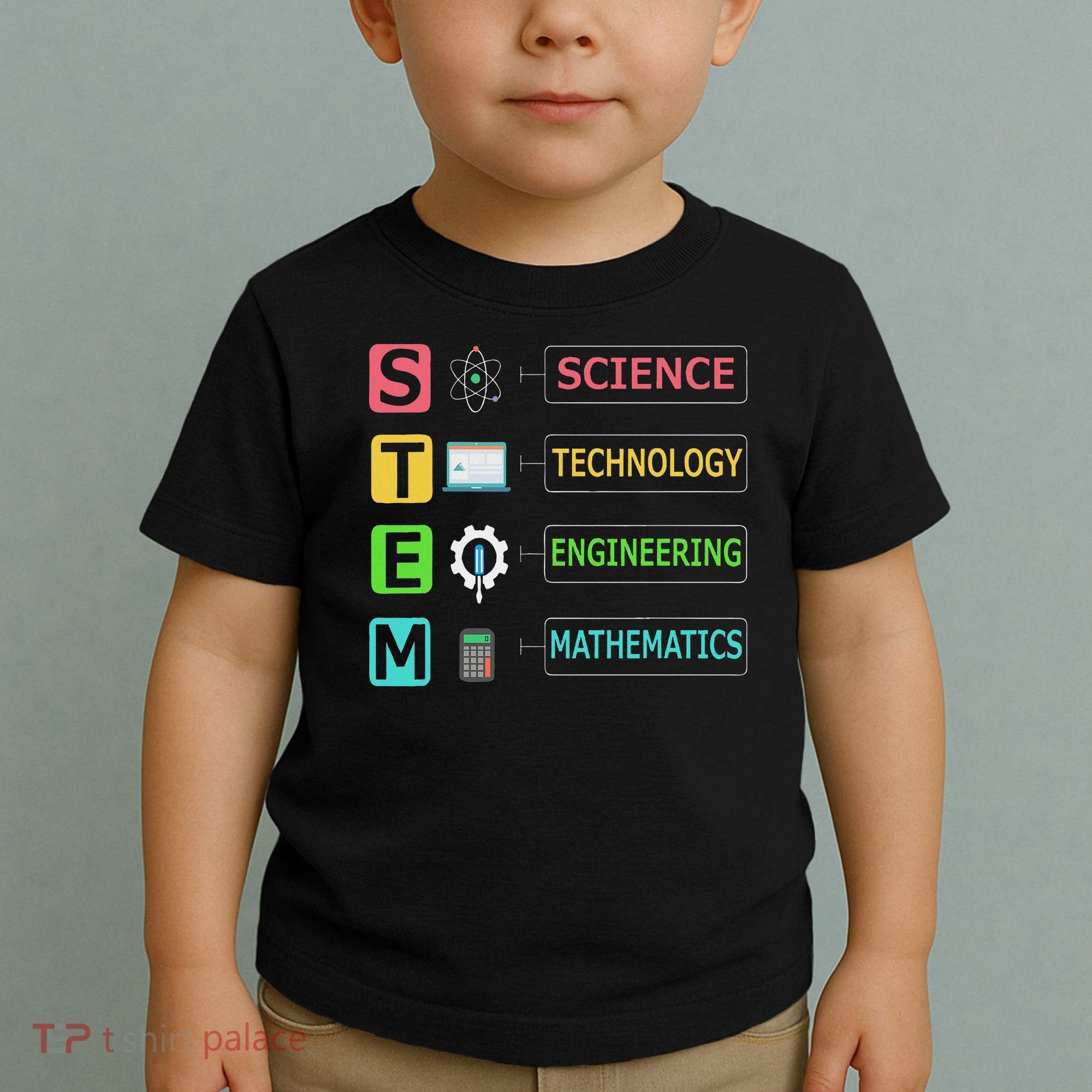 Stem Science Technology Engineering Math Teacher Gift Toddler T-Shirt