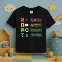 Stem Science Technology Engineering Math Teacher Gift Toddler T-Shirt thumb 3