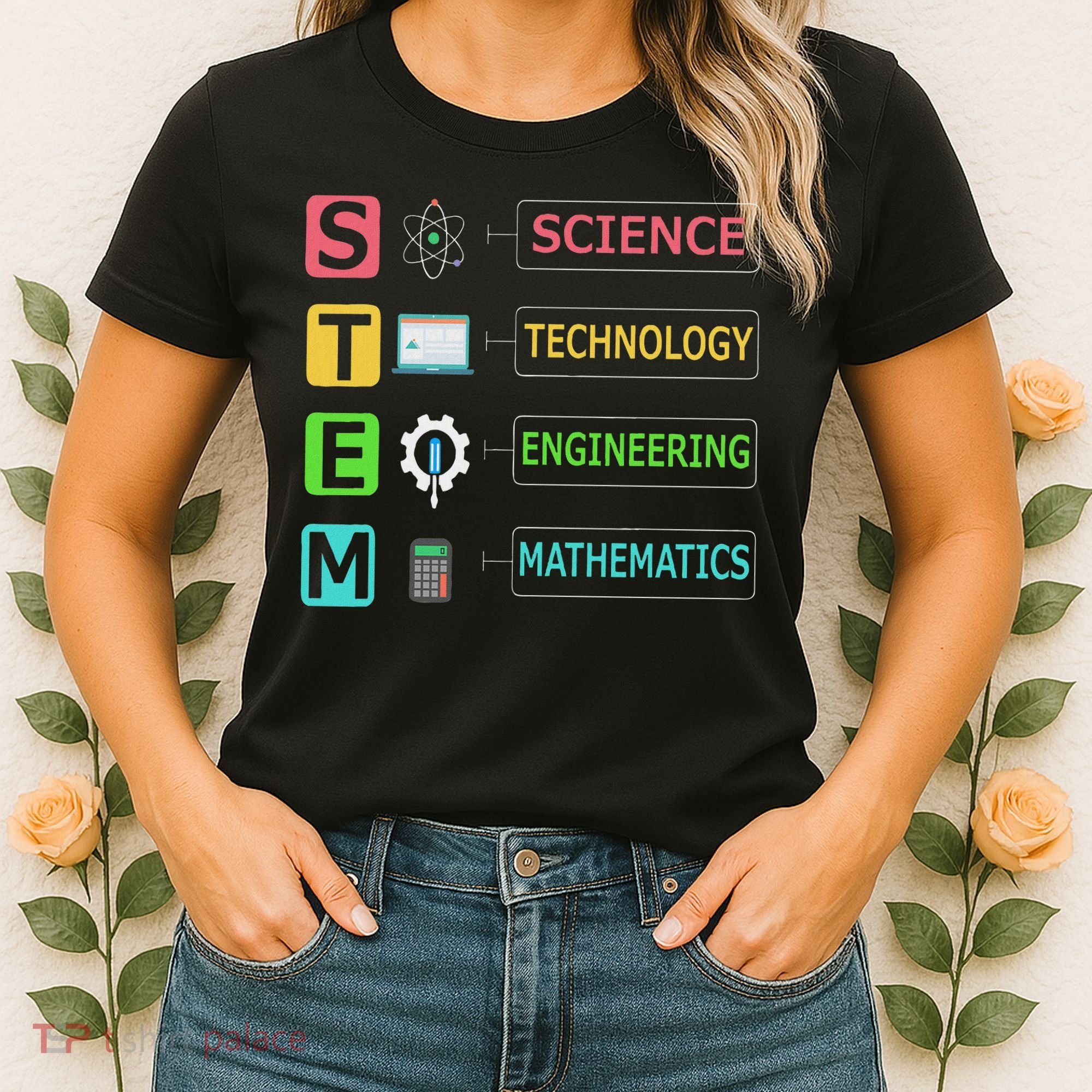 Stem Science Technology Engineering Math Teacher Gift Women's T-Shirt