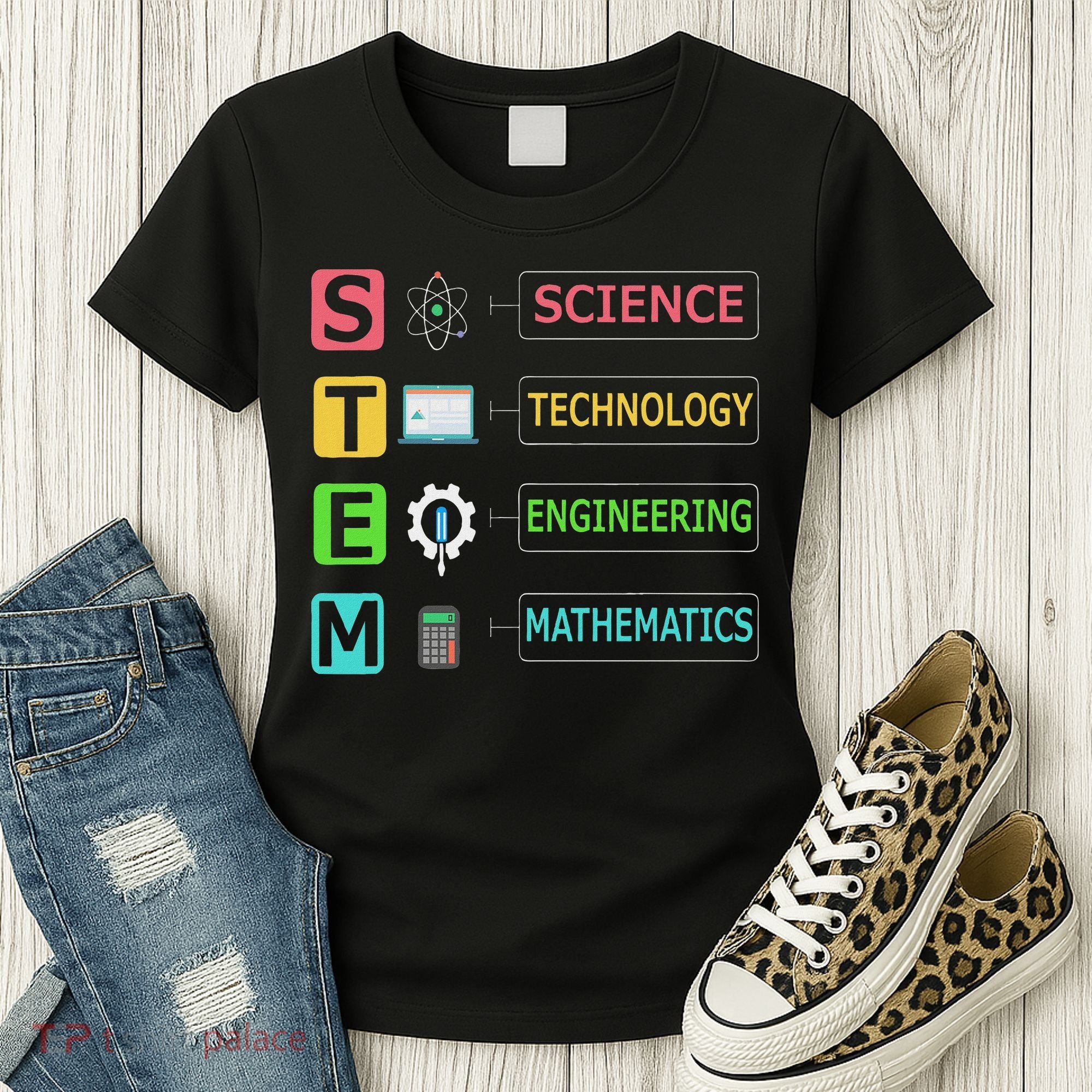 Stem Science Technology Engineering Math Teacher Gift Women's T-Shirt
