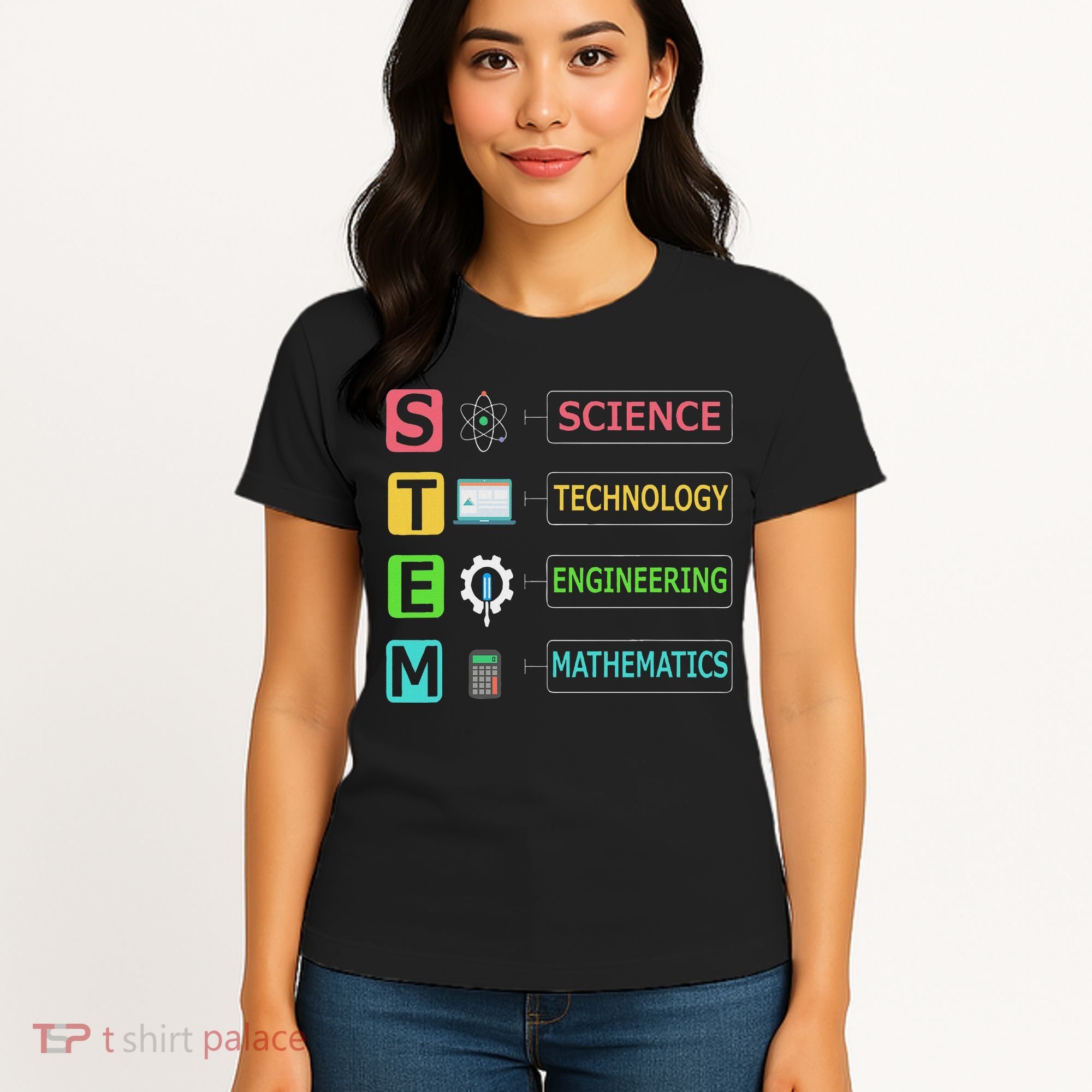 Stem Science Technology Engineering Math Teacher Gift Women's T-Shirt