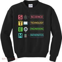 Stem Science Technology Engineering Math Teacher Gift Kids Sweatshirt thumb 0