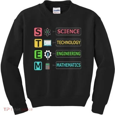 Stem Science Technology Engineering Math Teacher Gift Kids Sweatshirt