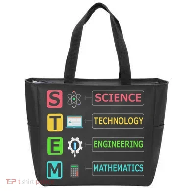 Stem Science Technology Engineering Math Teacher Gift Tote Bag