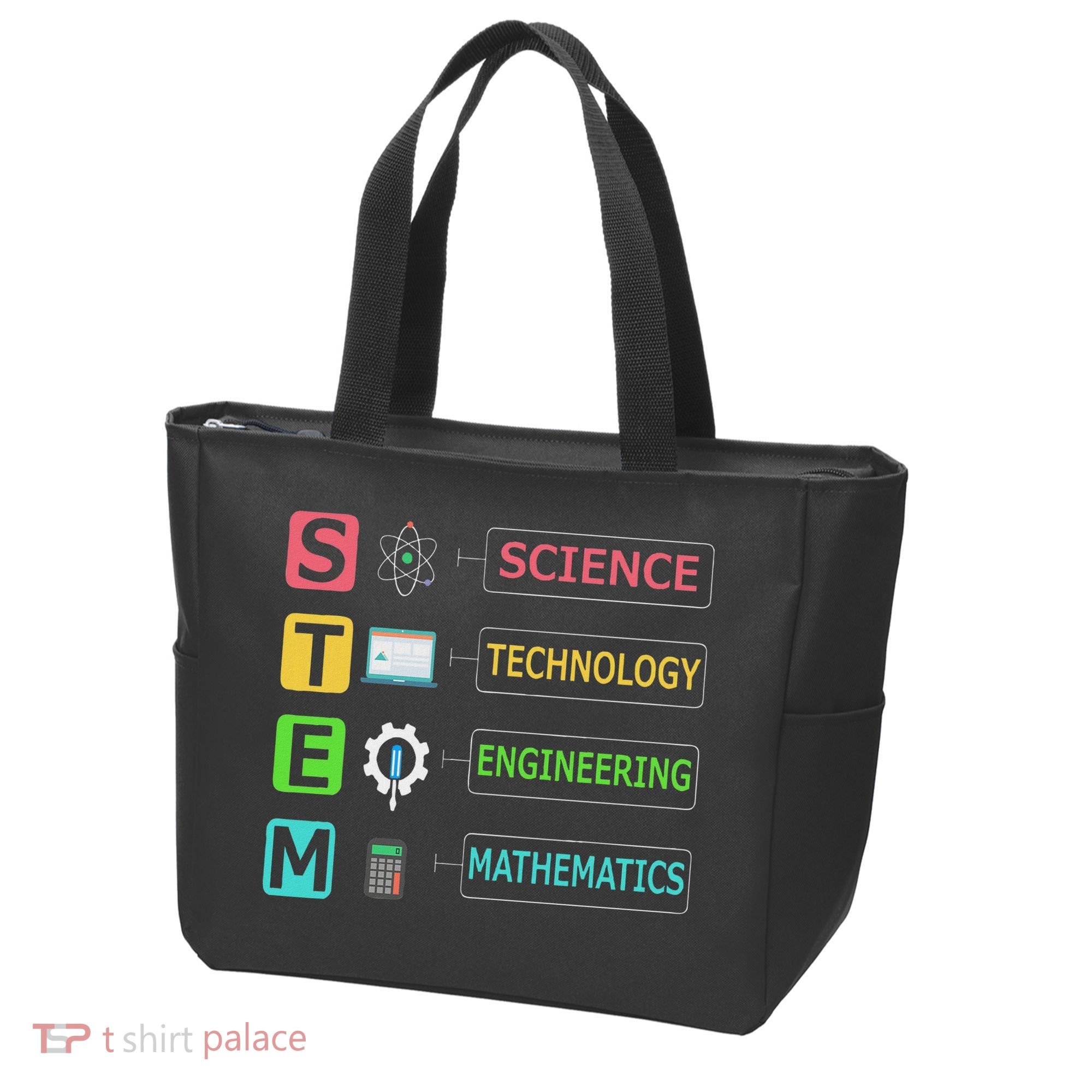 Stem Science Technology Engineering Math Teacher Gift Tote Bag