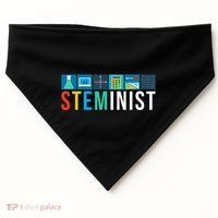 Steminist Science Technology Engineering Math Stem USA-Made Doggie Bandana thumb 0