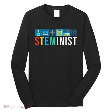 Steminist Science Technology Engineering Math Stem Long Sleeve Shirt
