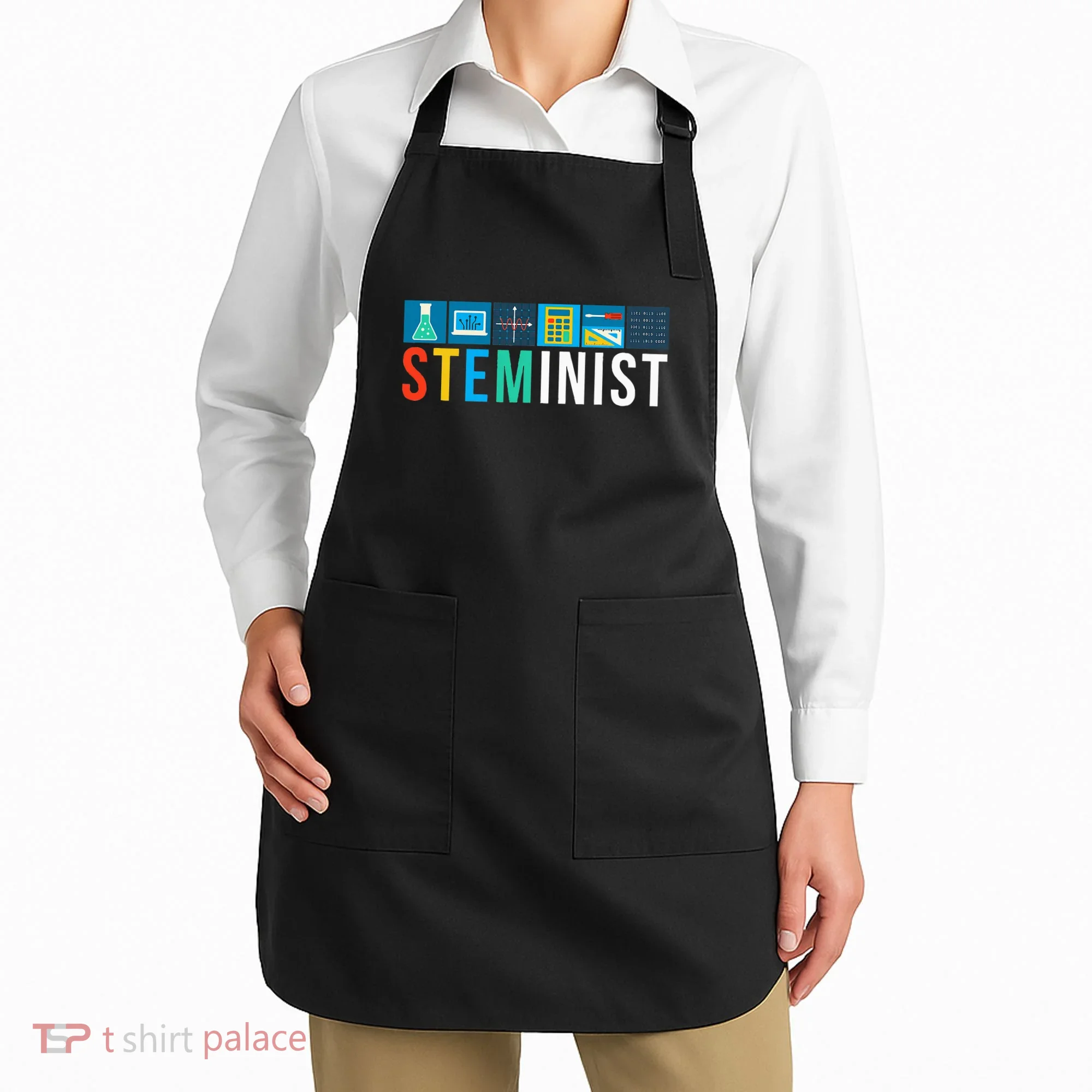 Steminist Science Technology Engineering Math Stem Apron