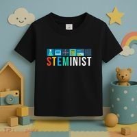 Steminist Science Technology Engineering Math Stem Toddler T-Shirt thumb 3